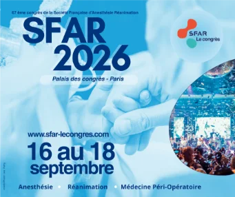 La SFAR vous donne rendez-vous
